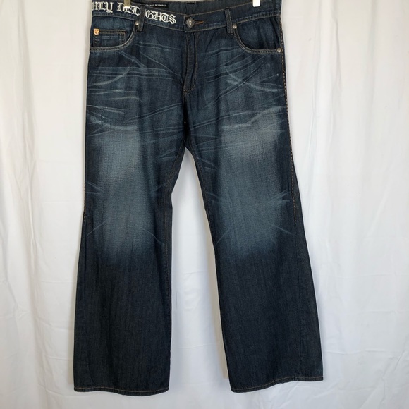 Garden of Earthly Delights Sz.36x31 Dark Wash - Picture 2 of 6